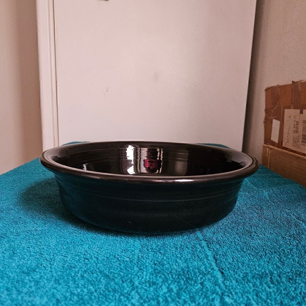 Fiesta large bowl in black discontinued , NO BUNDLE